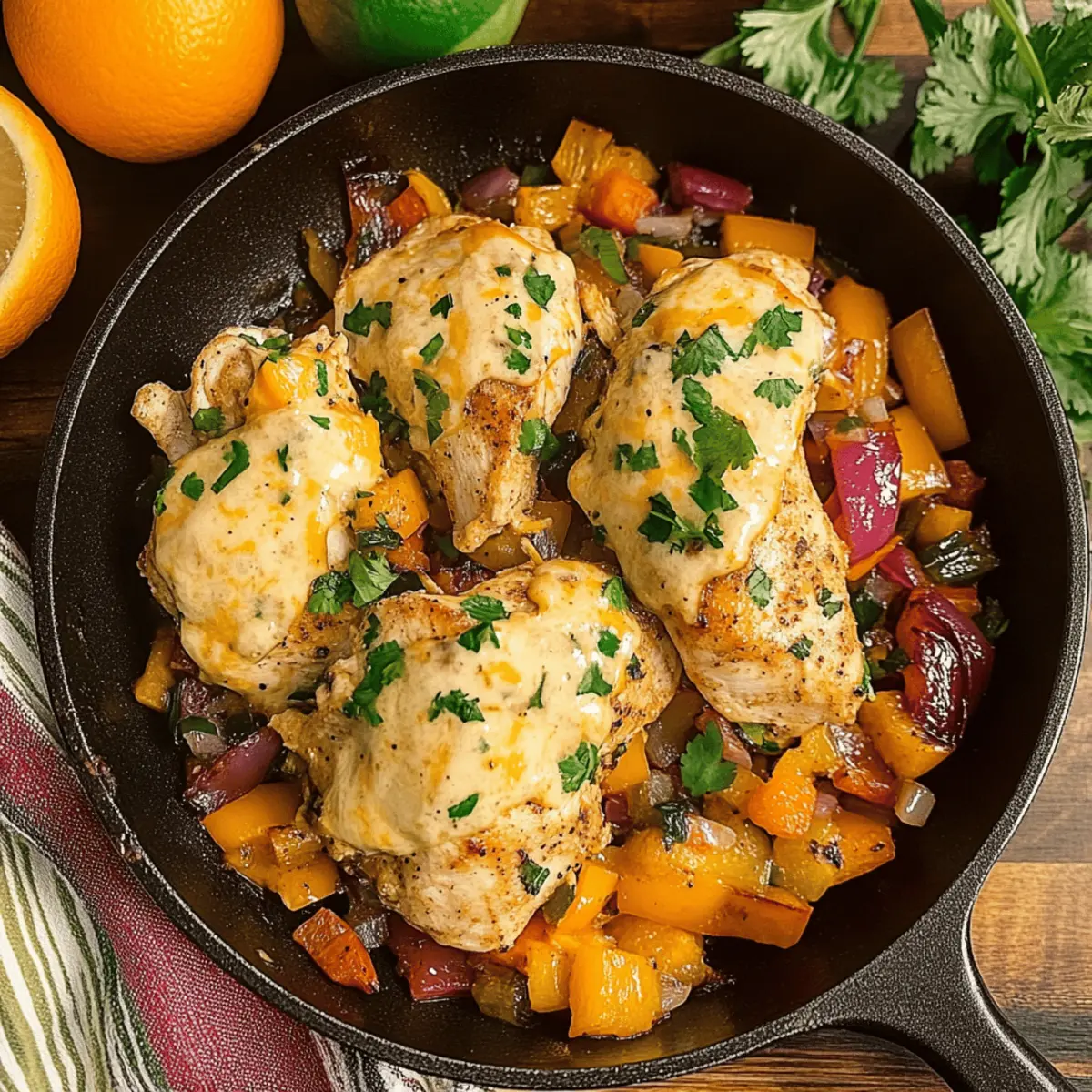Savory Baja Chicken Skillet: Easy, Spicy, One-Pan Delight