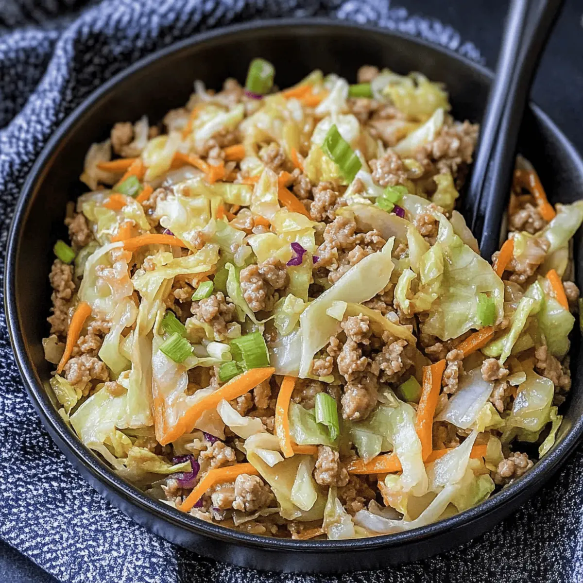 Keto Egg Roll in a Bowl – Quick One-Skillet Delight