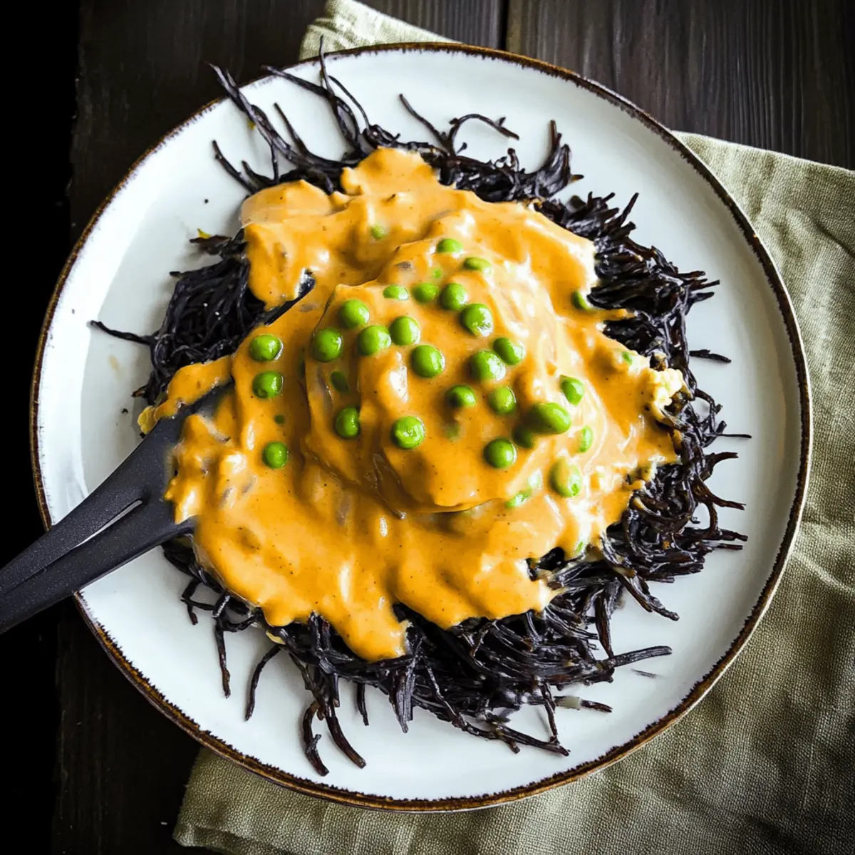 Creamy Pumpkin Cauliflower Alfredo for a Healthy Halloween Treat