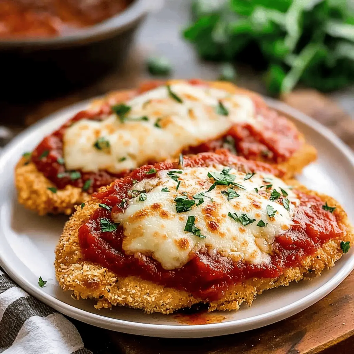 Crispy Air Fryer Chicken Parmesan in Just 20 Minutes