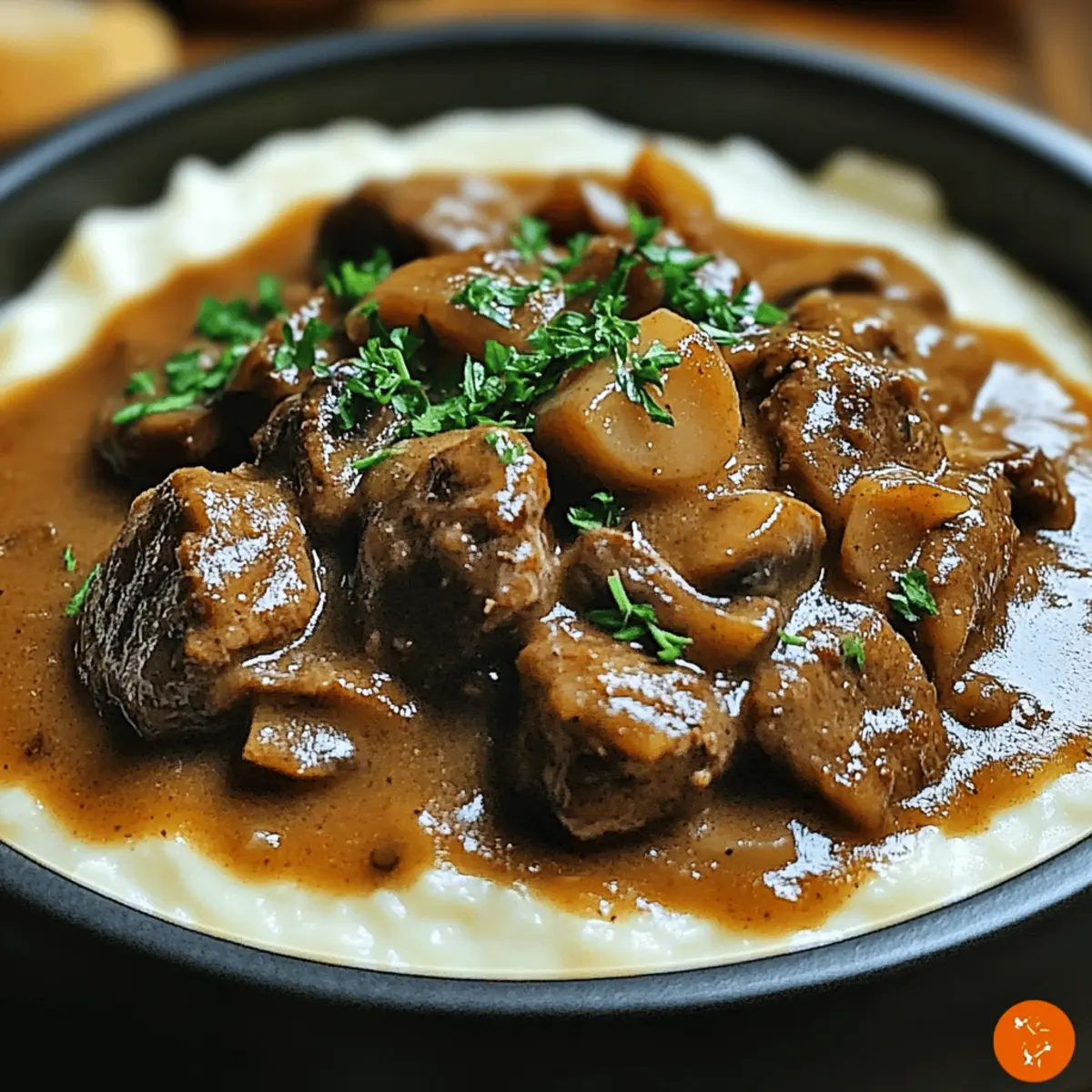 Hearty Slow Cooker Beef and Mushroom Gravy for Cozy Nights