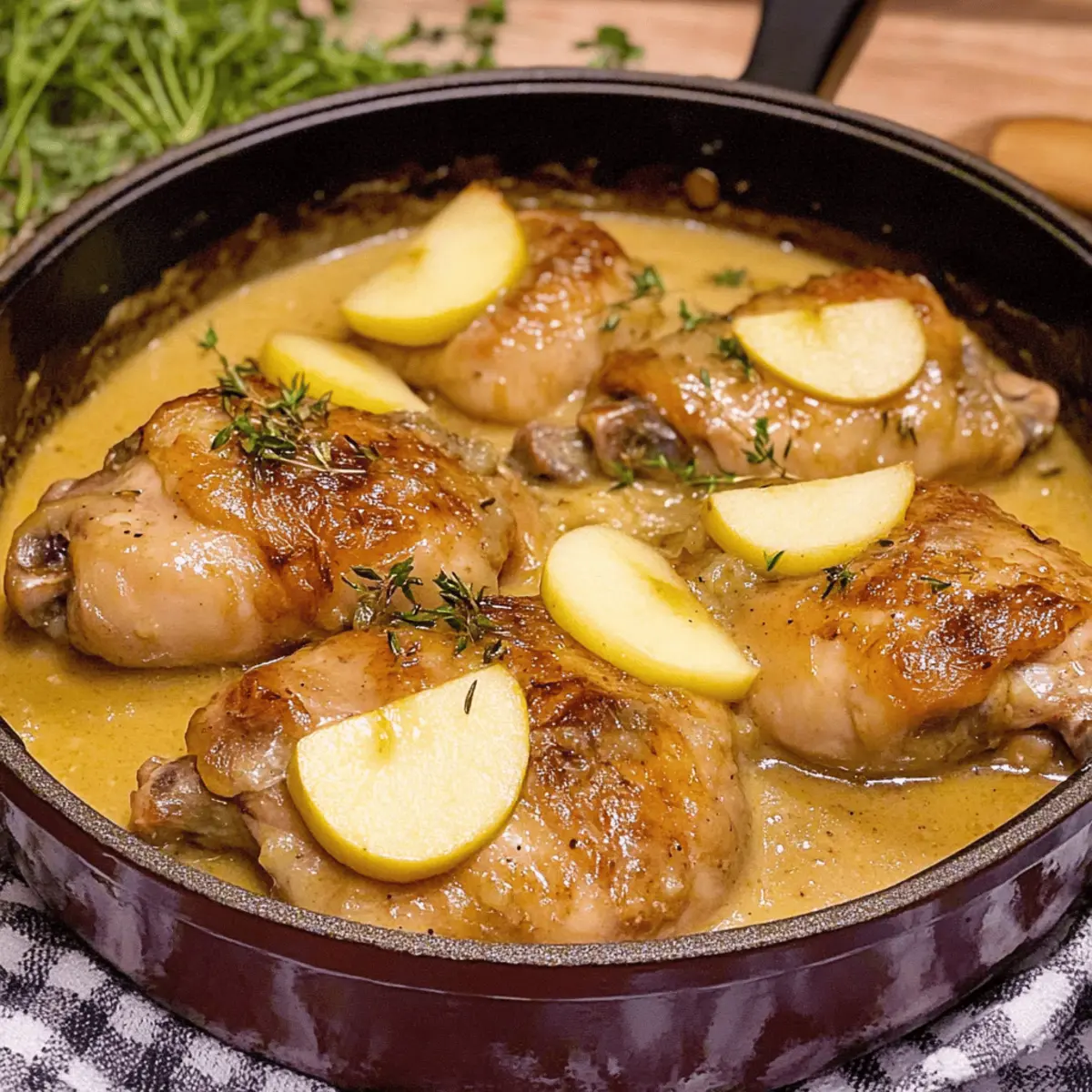 Chicken Normandy – French Apple Cider Chicken Delight