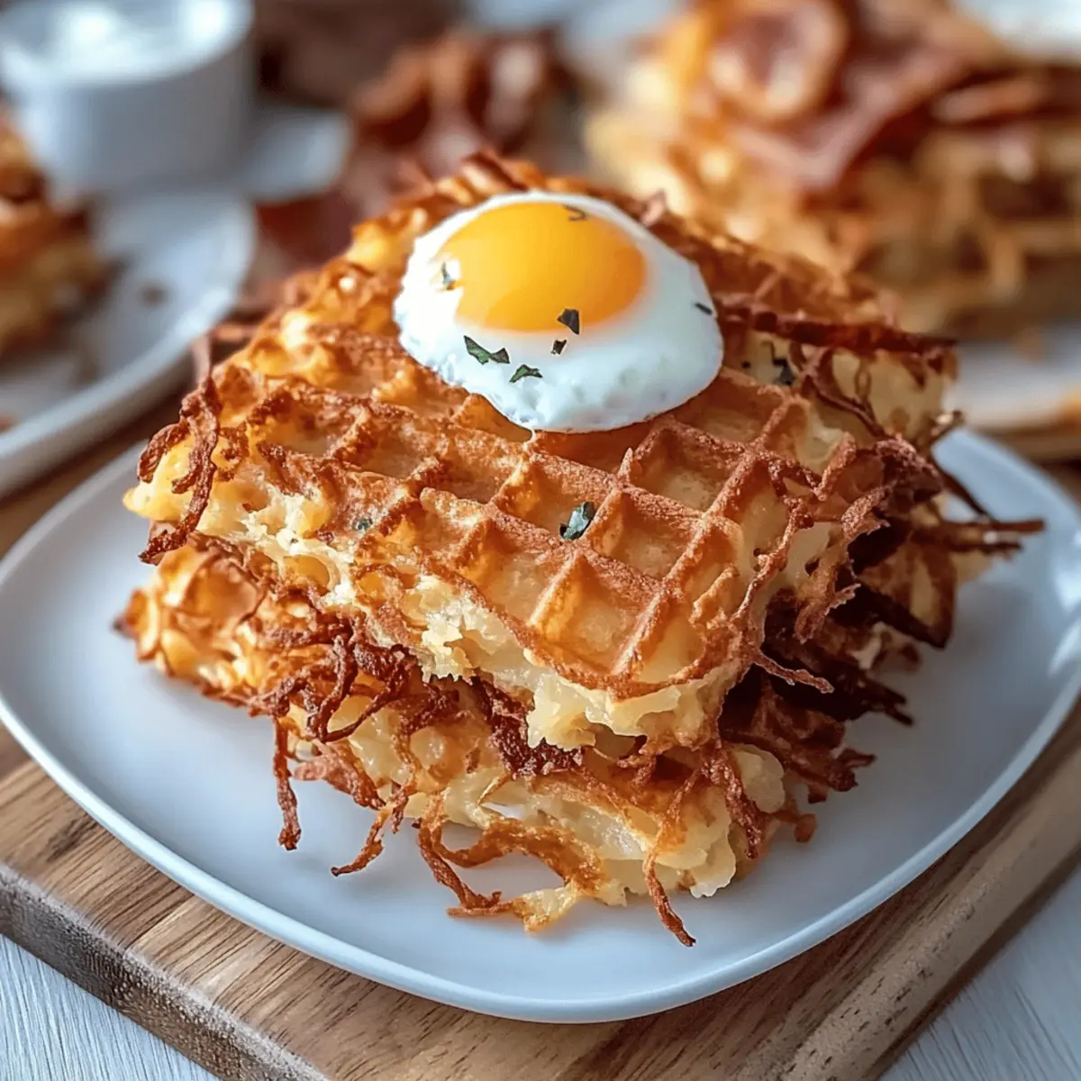 Delicious Healthy Hashbrown Chaffles for a Guilt-Free Breakfast