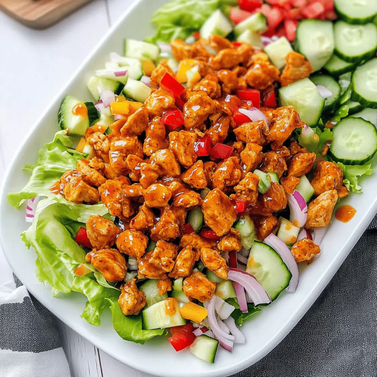 Savor the Spicy Sweetness of Honey Hot Chicken Salad