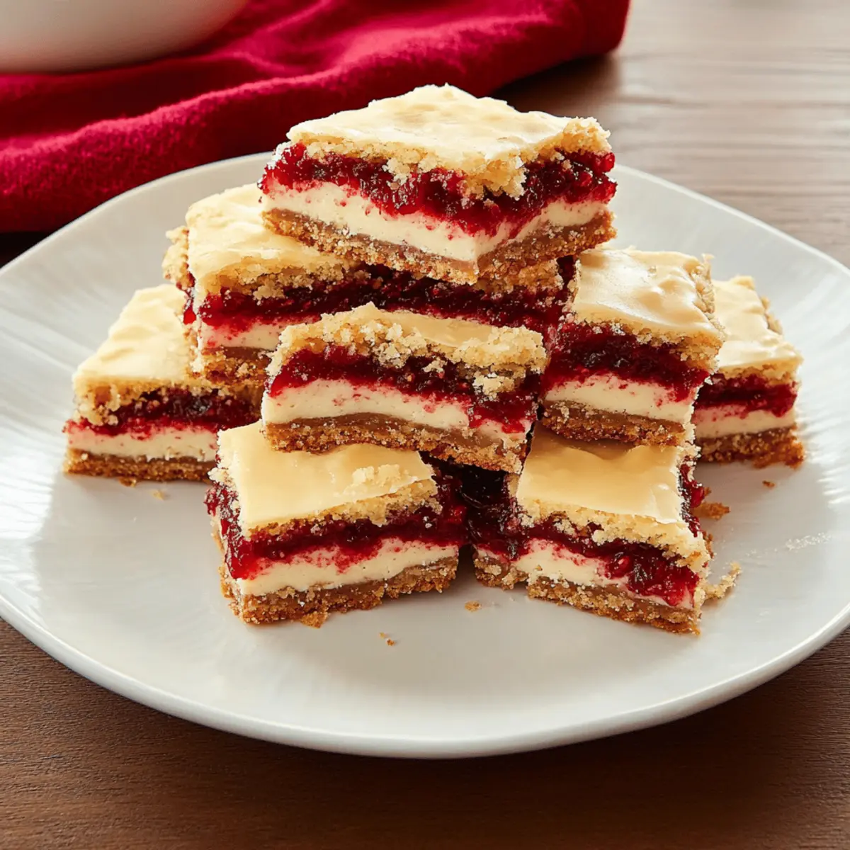 Irresistible Almond Layer Cookies with Chewy Raspberry Delight