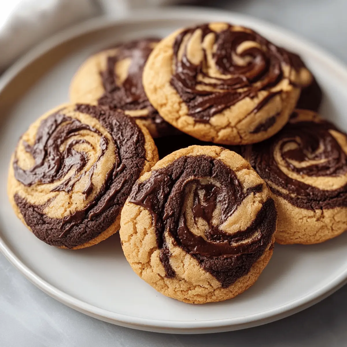 Indulge in Amazing Chocolate Peanut Butter Swirl Cookies Today