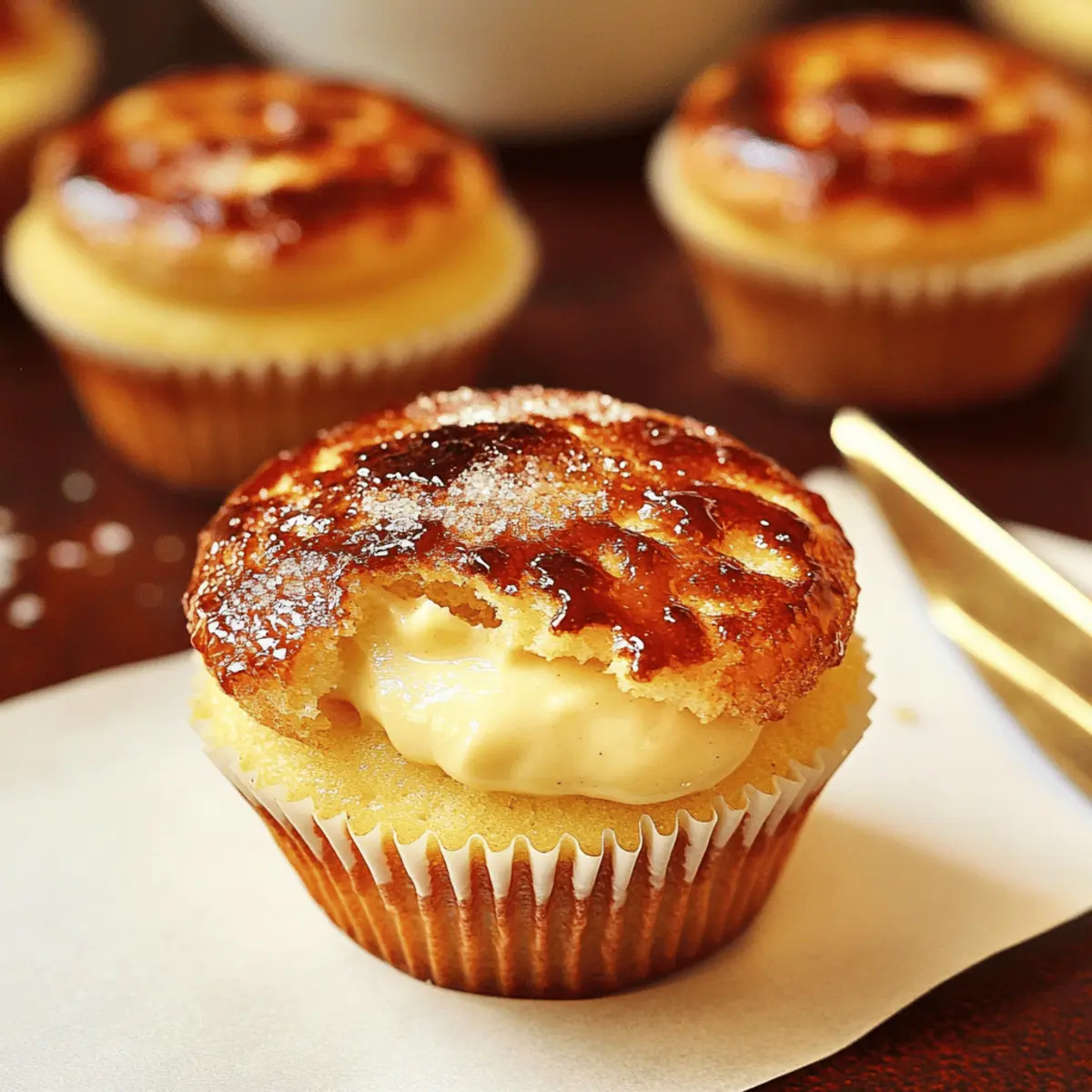 Decadent Crème Brûlée Cupcakes for Every Sweet Tooth