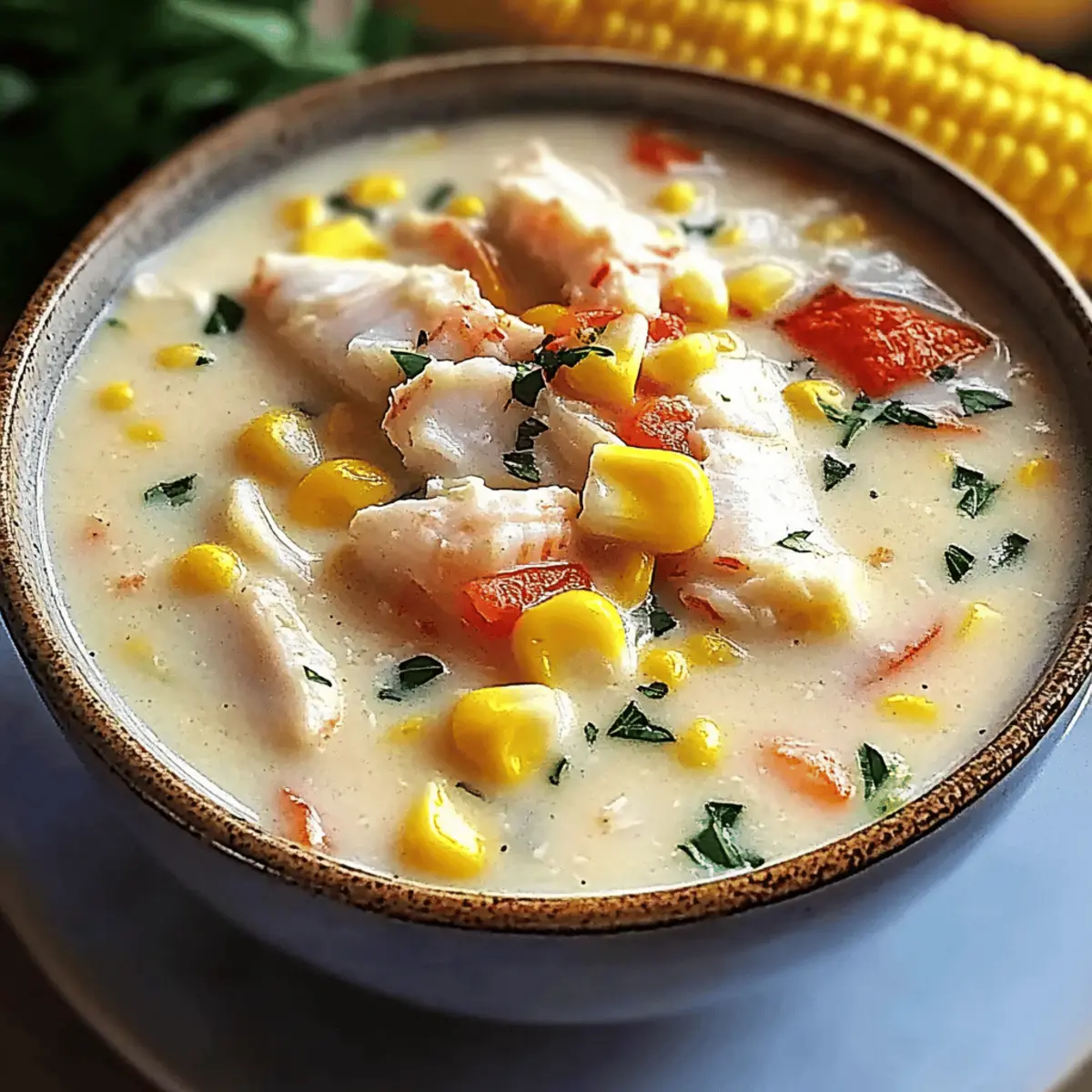 Creamy Crab & Corn Chowder for Cozy Nights In