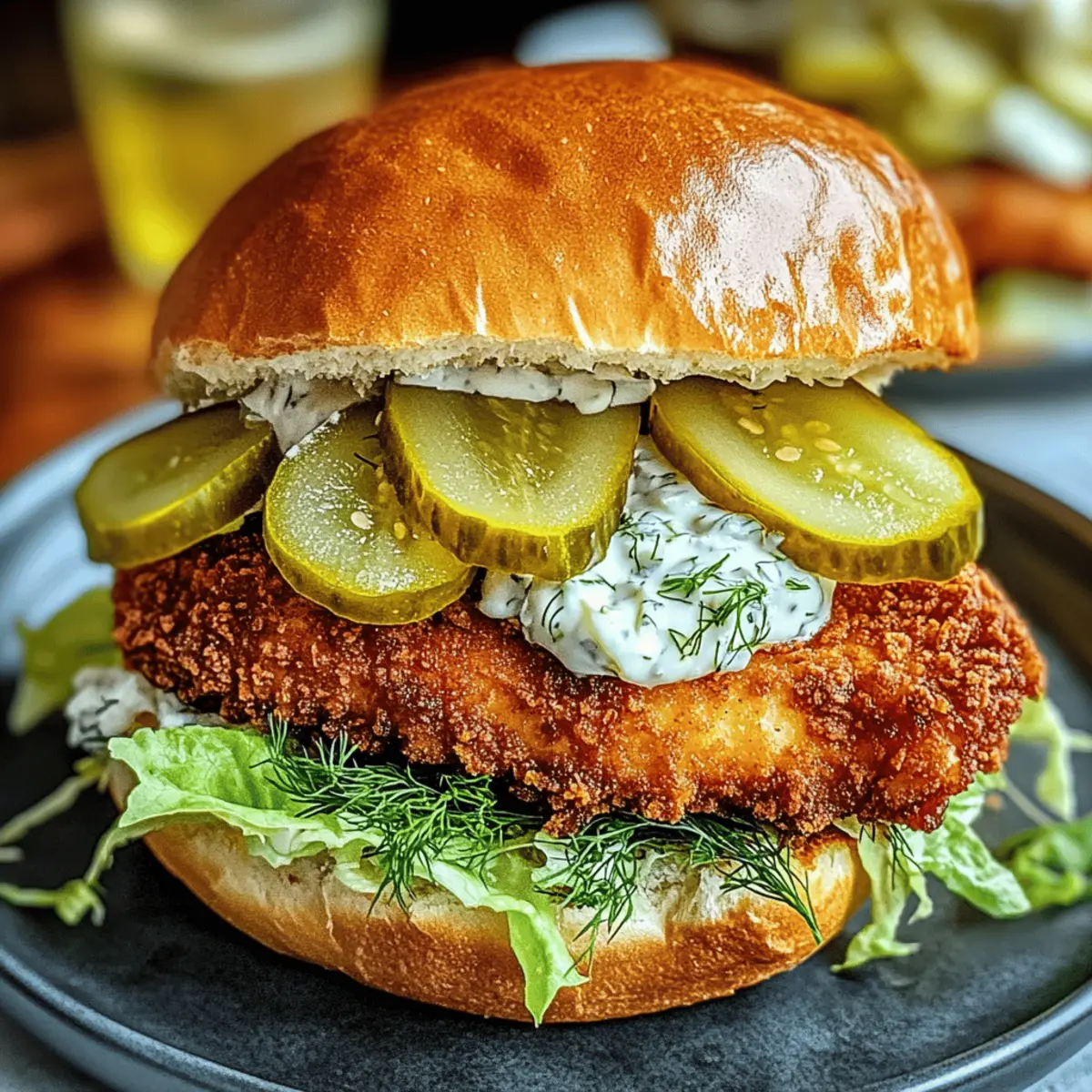 Crispy Dill Chicken Sandwich: A Flavorful Homemade Delight