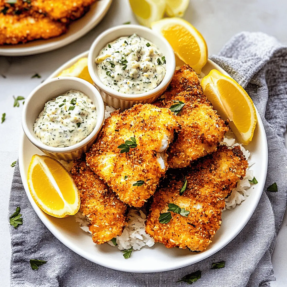 Crispy Fish Fry with Tartar Sauce for a Homemade Delight