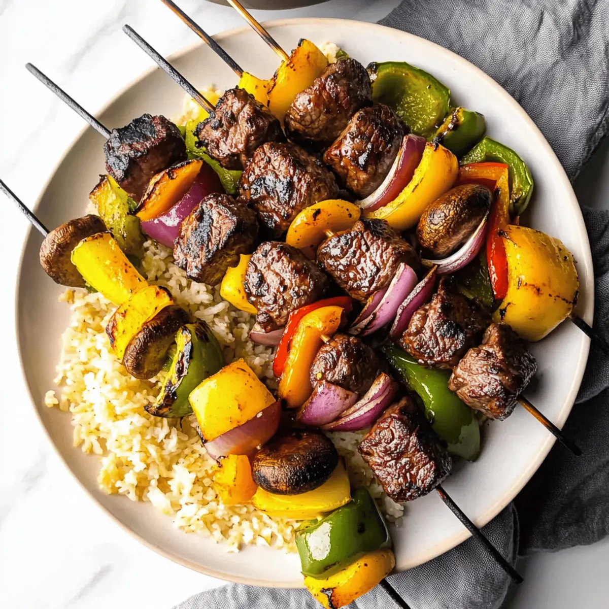 Juicy Grilled Beef Kabobs with Marinade for Perfect BBQ Vibes