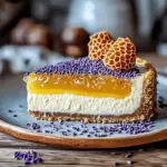 Irresistible Lemon Lavender Cheesecake