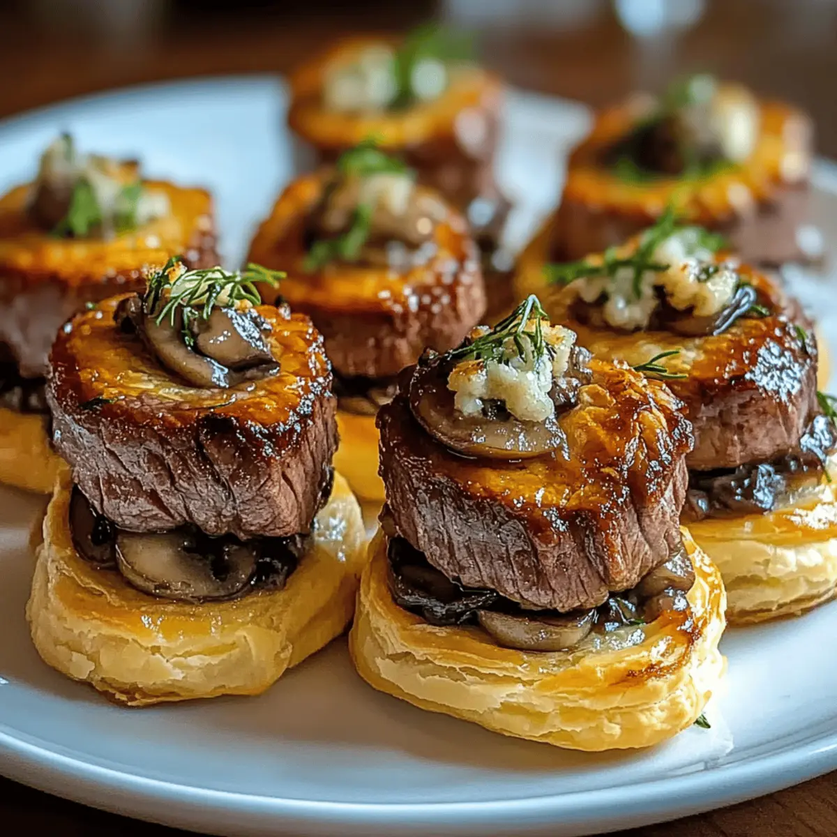 Mini Beef Wellington Bites: A Gourmet Appetizer Delight