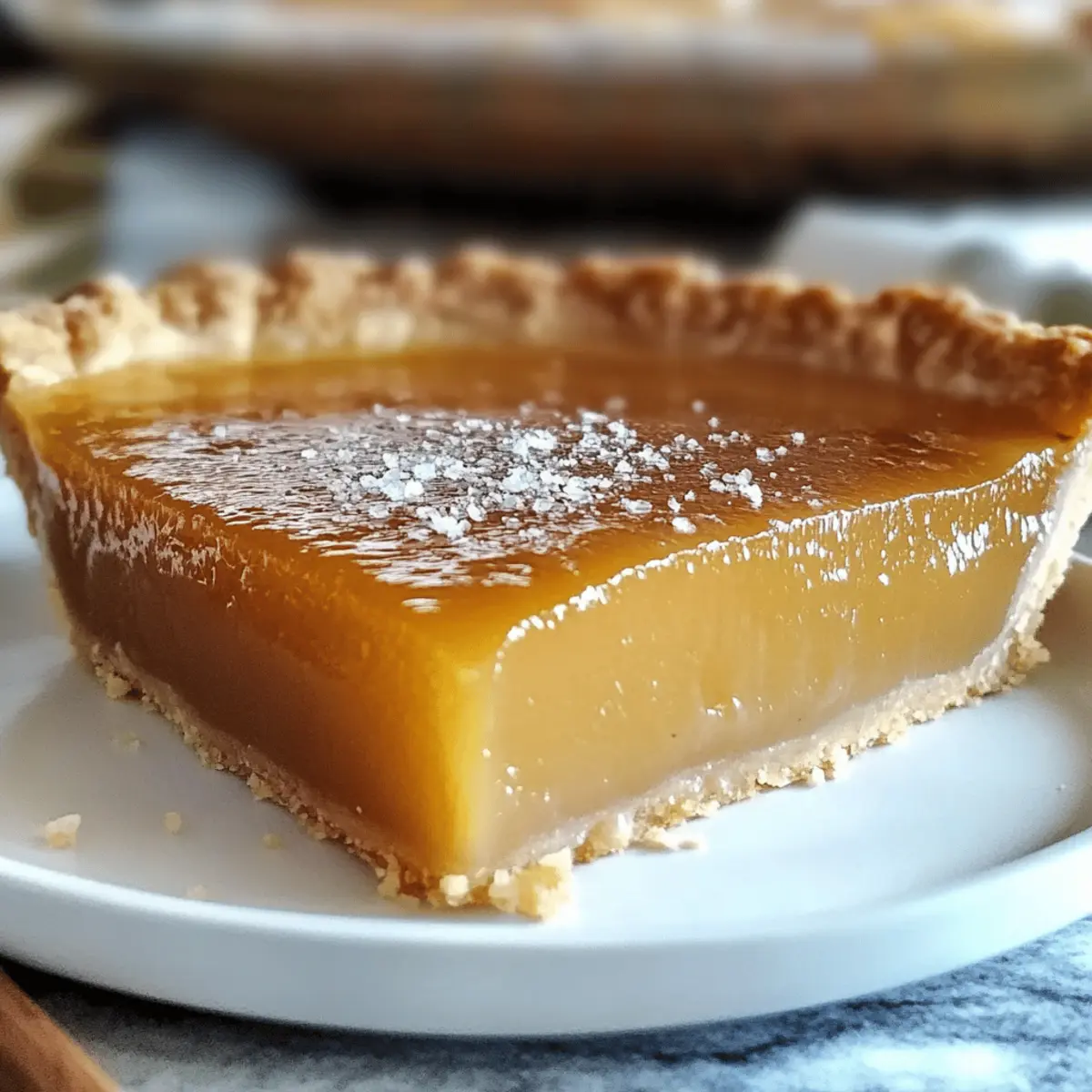 Indulge in Silky Salted Honey Pie: Sweet and Savory Delight