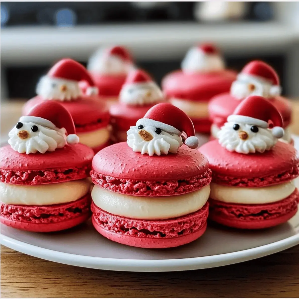 Delightful Santa Claus Macarons to Sweeten Your Holidays