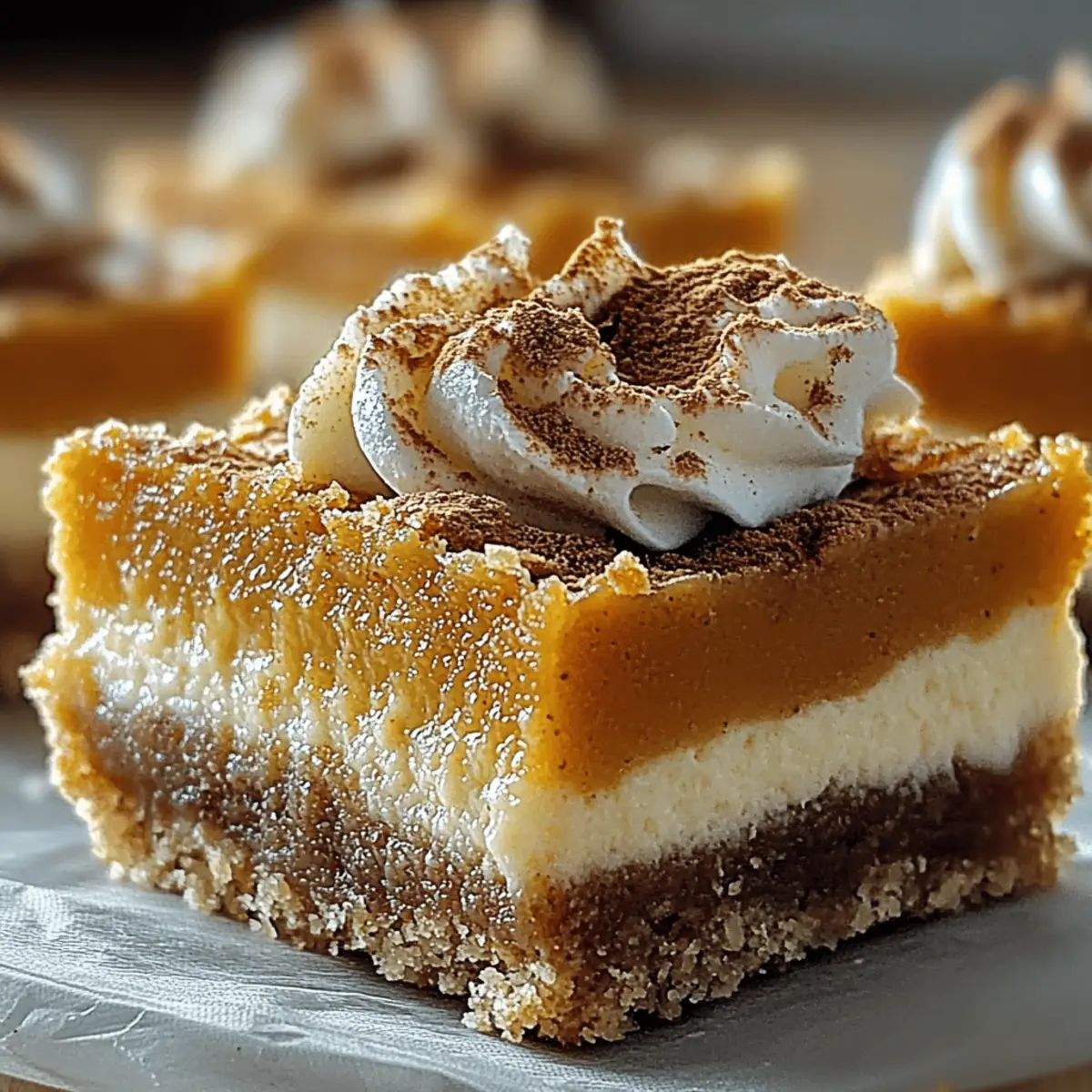 Spiced Pumpkin Pie Bars Delight: Autumn's Cozy Dessert Sensation