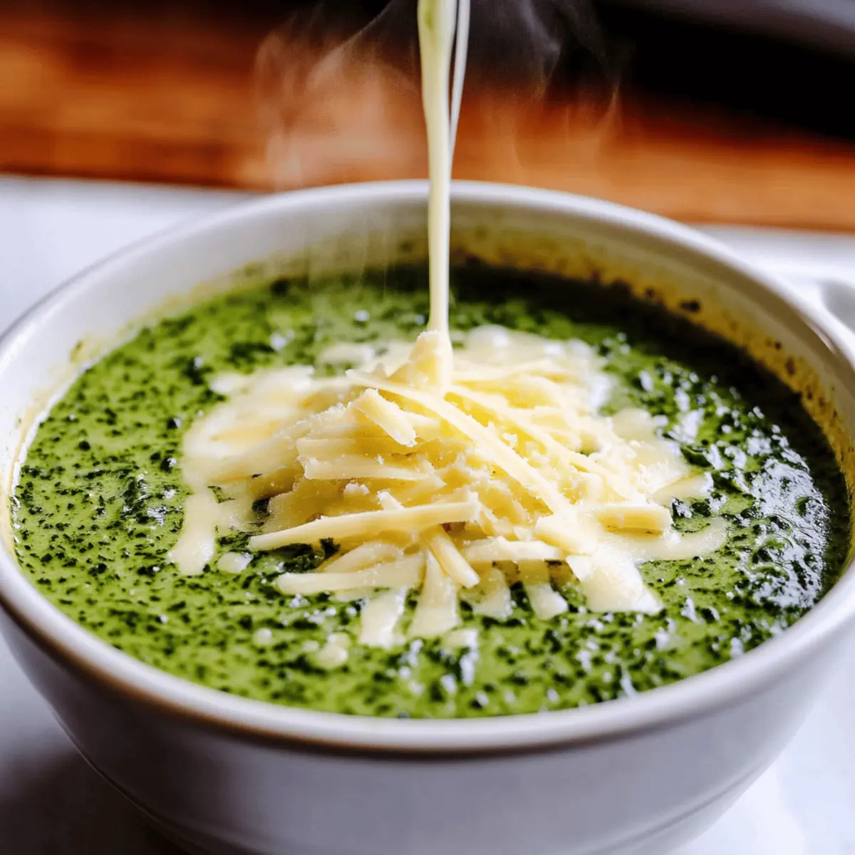 Creamy Spinach Soup with Gruyere for Cozy Evenings