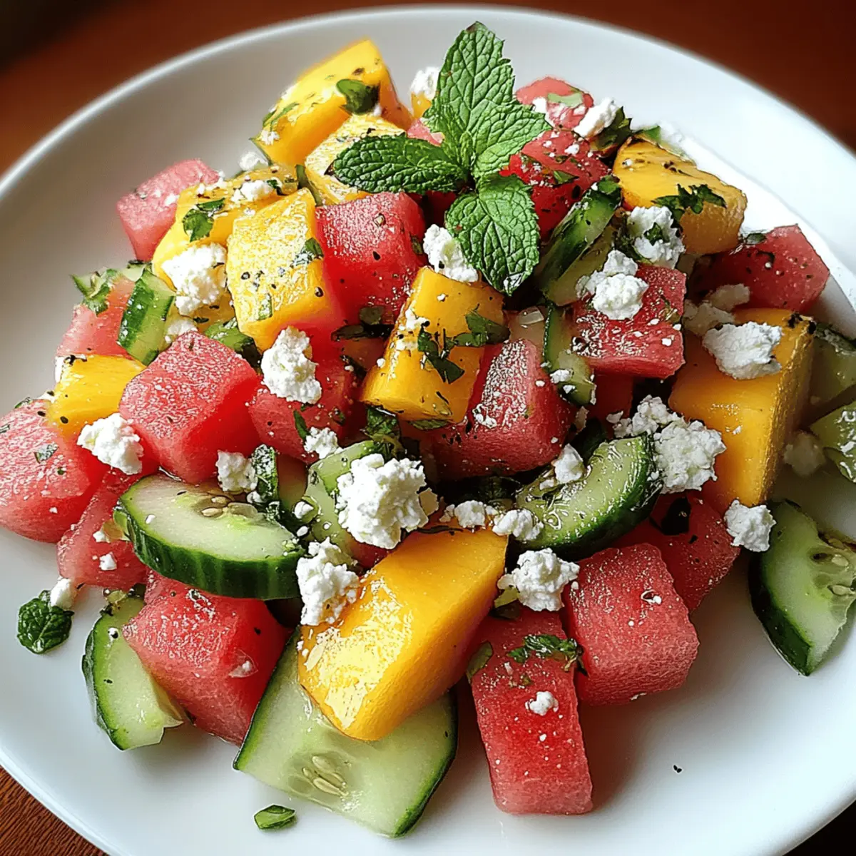 Summer Peach Watermelon Salad: Your Ultimate Refreshing Delight