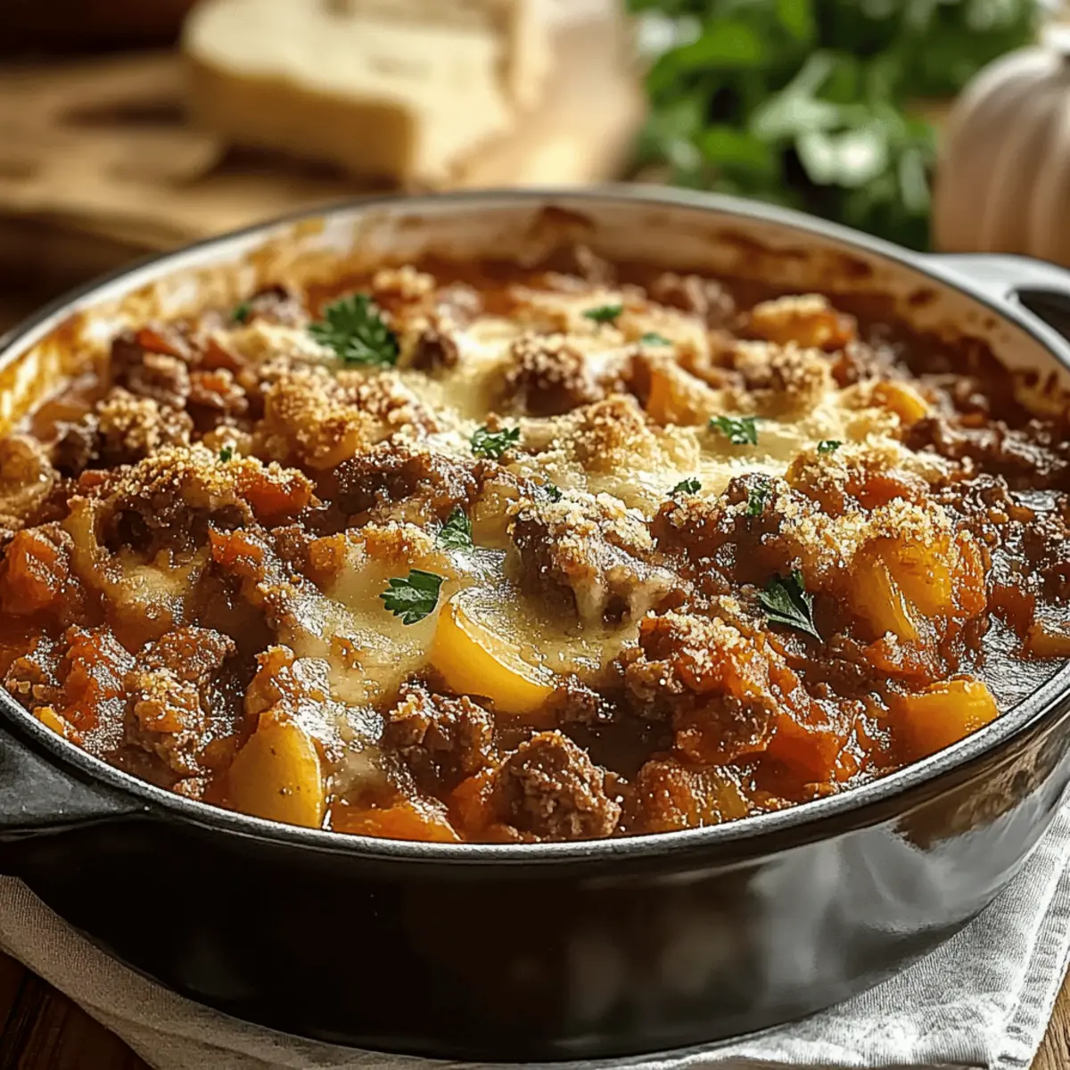 Tuscan Beef Casserole Delight: Your Cozy Italian Escape