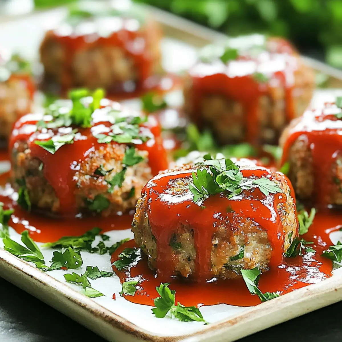 Sheet Pan Garlic Herb Meatloaf Minis for Effortless Comfort