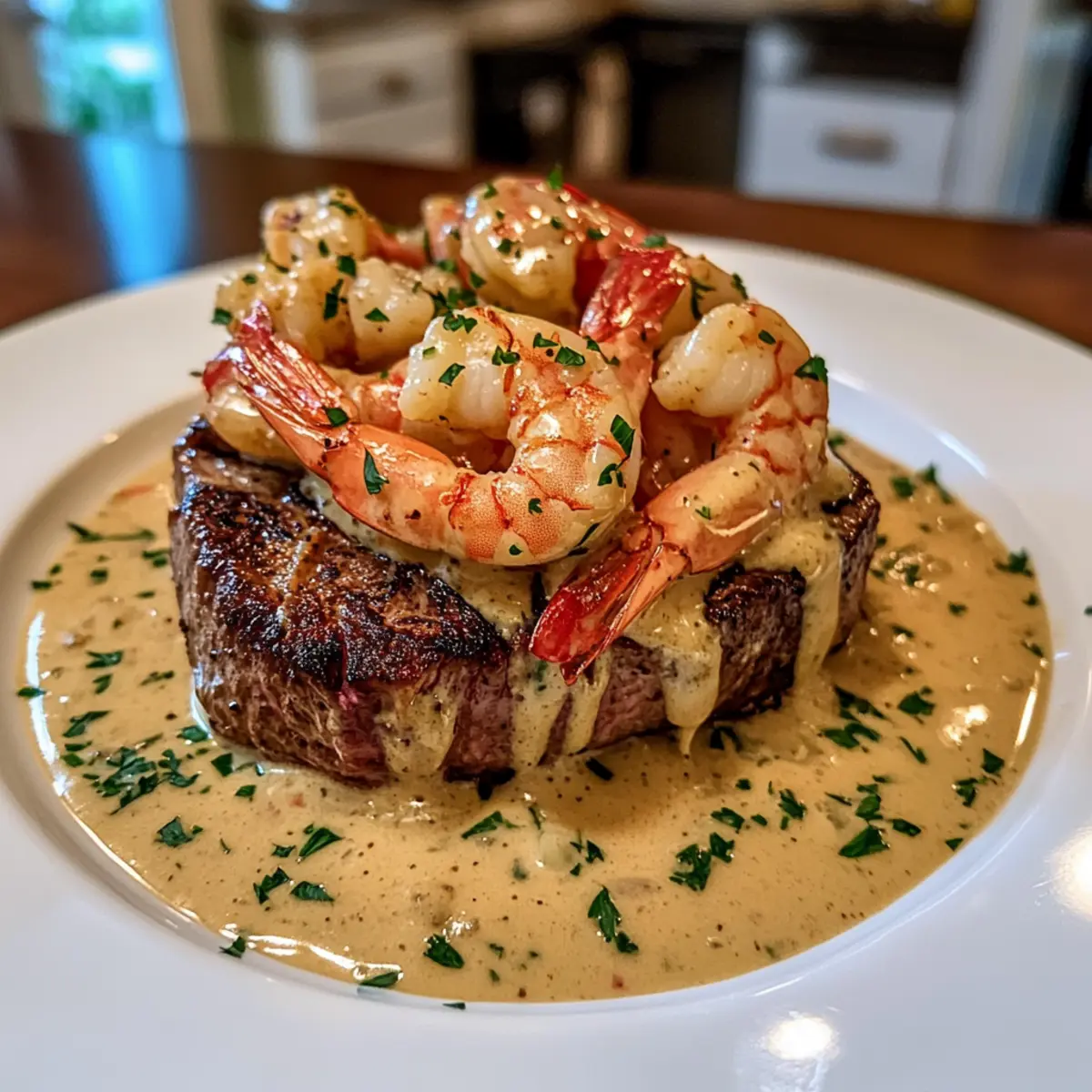 Filet Mignon with Shrimp and Lobster Cream Sauce in 35 Minutes
