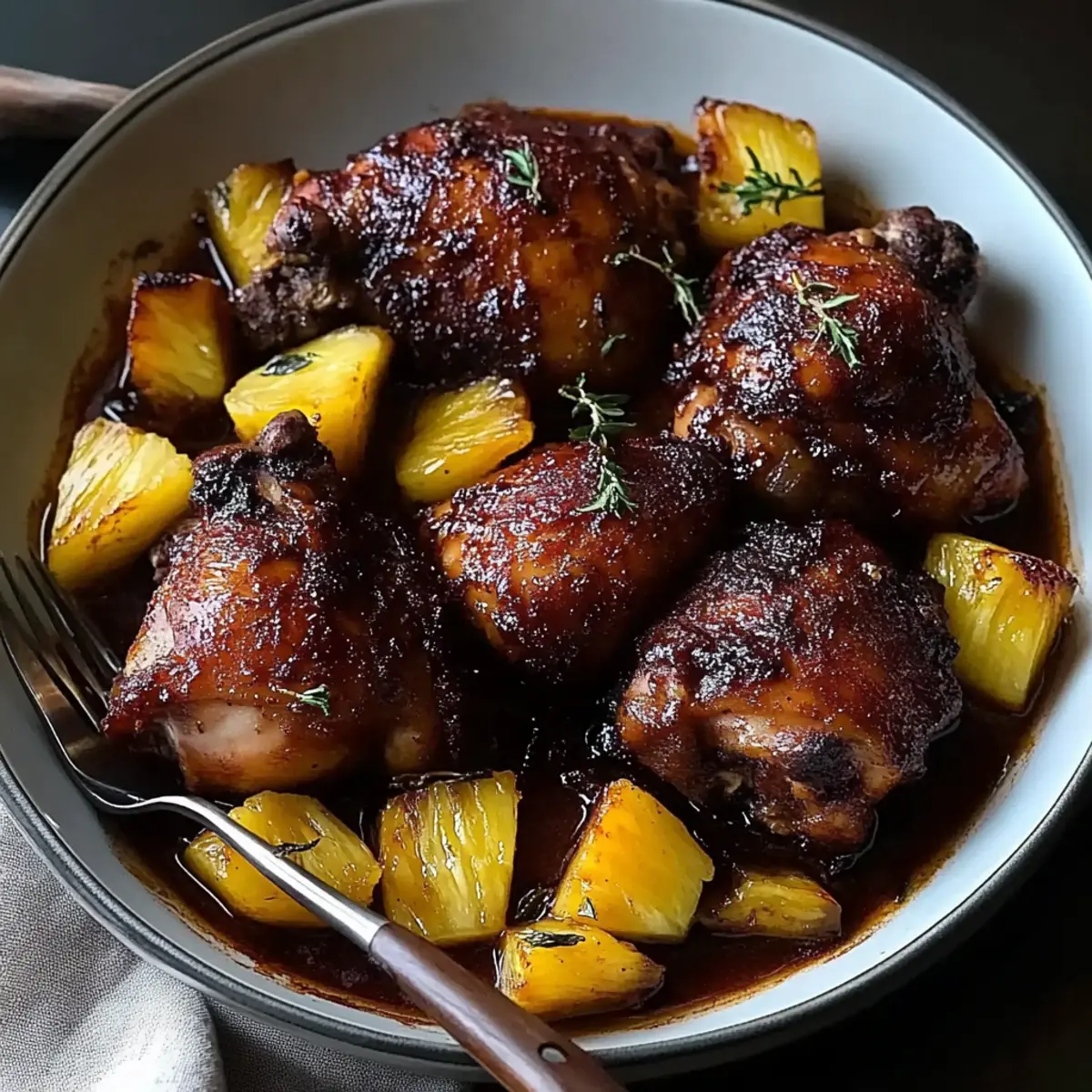 Baked Jamaican Pineapple Jerk Chicken for Tropical Vibes
