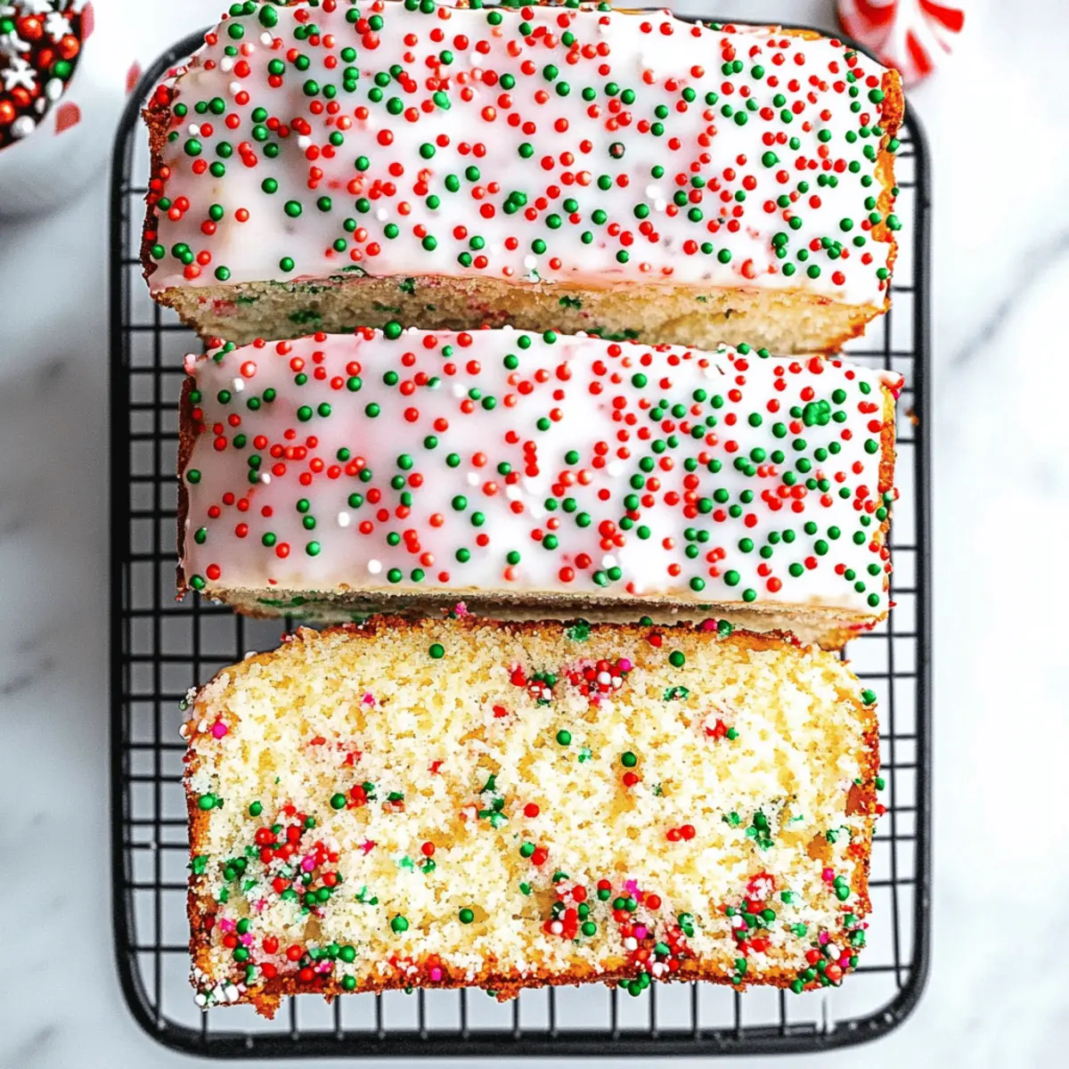 Joyful Christmas Sprinkle Buttermilk Bread for Festive Mornings