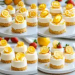 Citrus-Infused No-Bake Mini Cheesecakes
