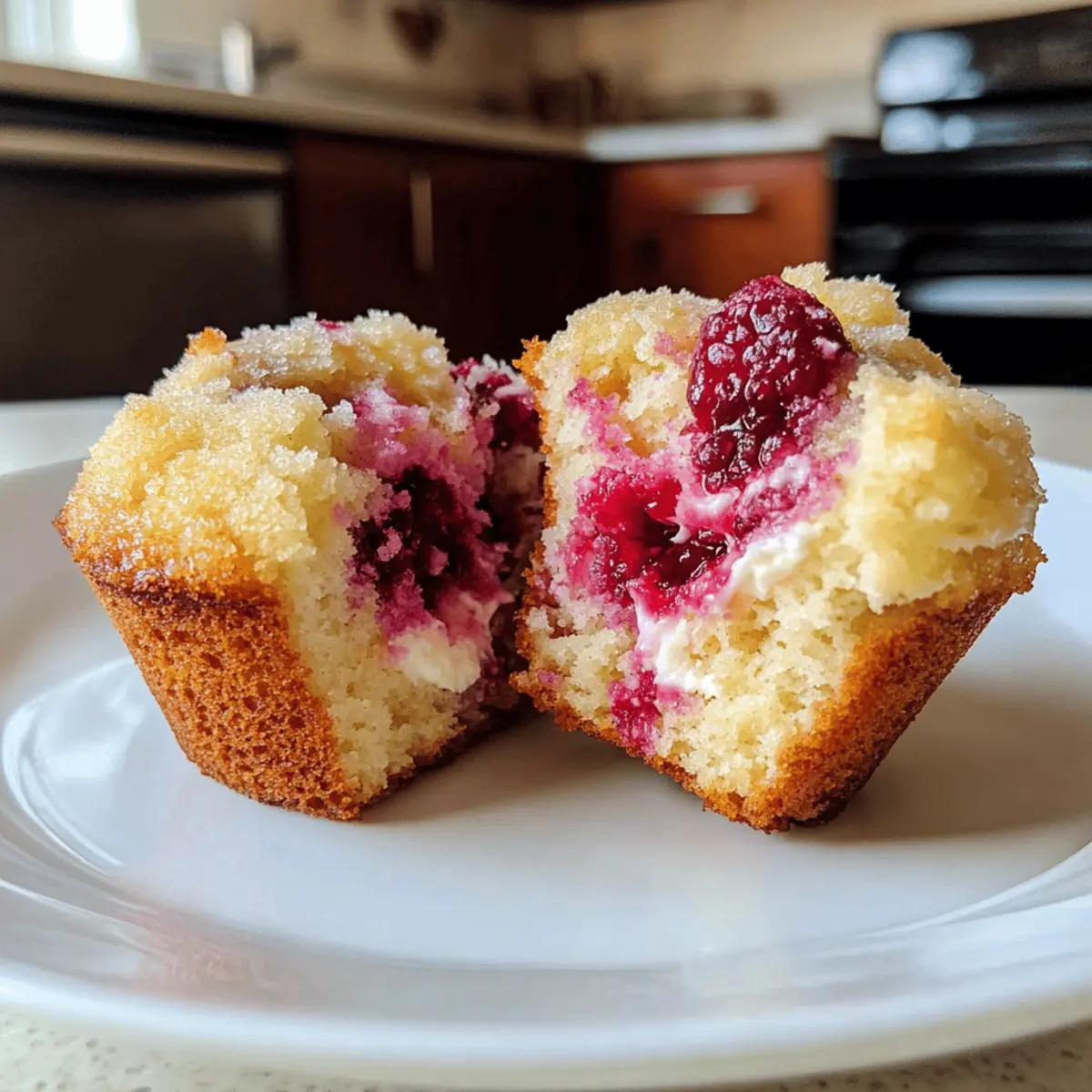 Raspberry and Cream Cheese Muffins for a Sweet Morning Boost