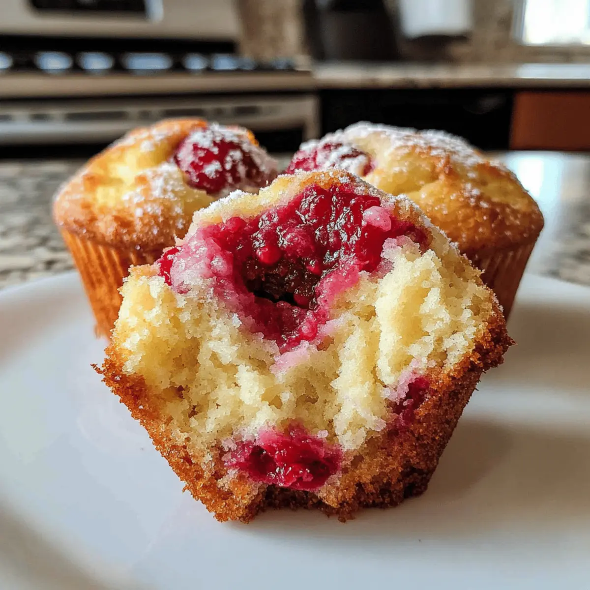 Raspberry and Cream Cheese Muffins for Cozy Morning Bliss