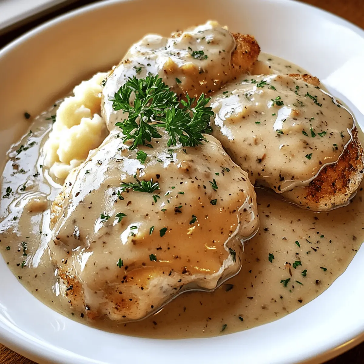 Slow Cooker Creamy Chicken & Gravy for Effortless Comfort