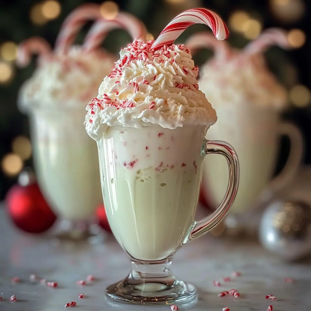 Festive Peppermint Christmas Float: A Sparkling Holiday Delight