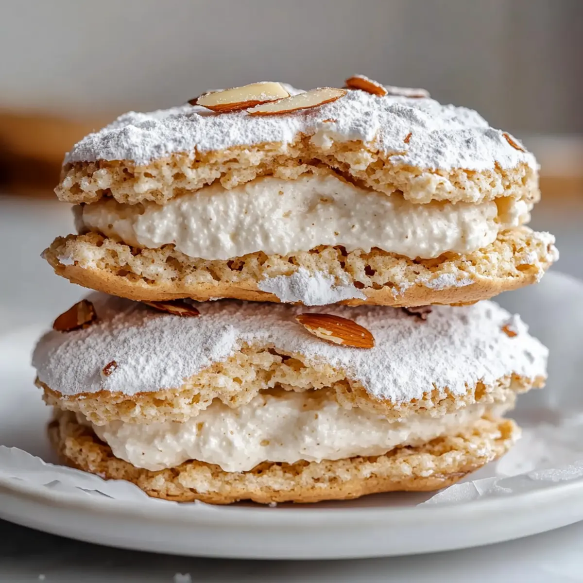 Almond Dacquoise Cream Clouds: Your New Favorite Fancy Cookie